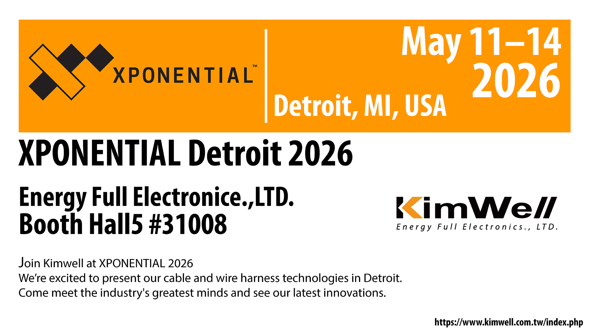 XPONENTIAL Detroit 2026 XPONENTIAL Detroit 2026